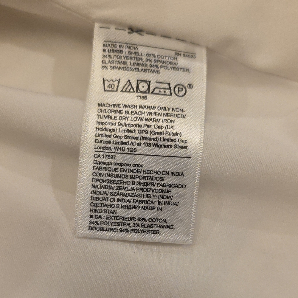 Banana Republic Cream Long Sleeve Dress - Picture 4 of 7